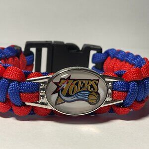 Philadelphia 76ers NBA Paracord Bracelet NEW